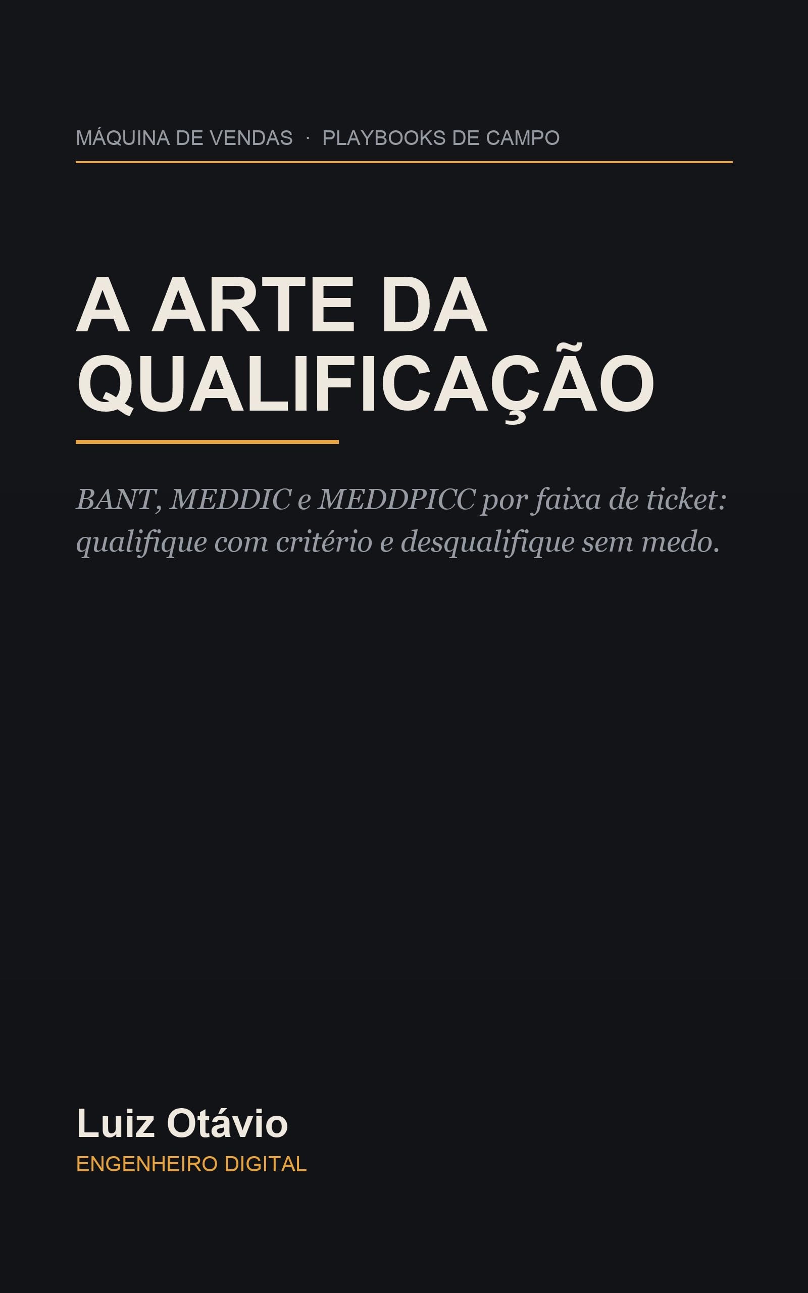 Capa do livro A Arte da Qualificacao