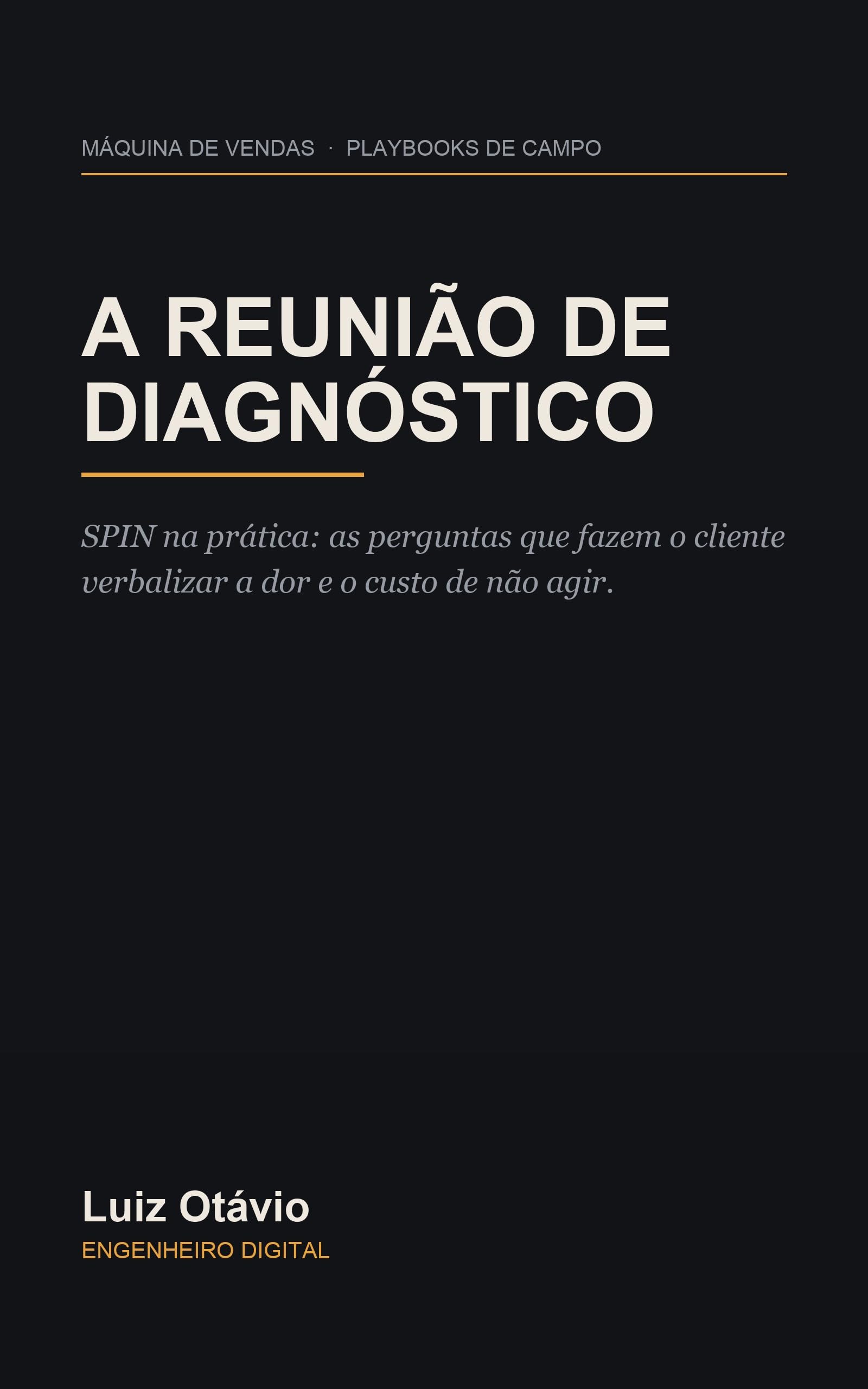 Capa do livro A Reuniao de Diagnostico