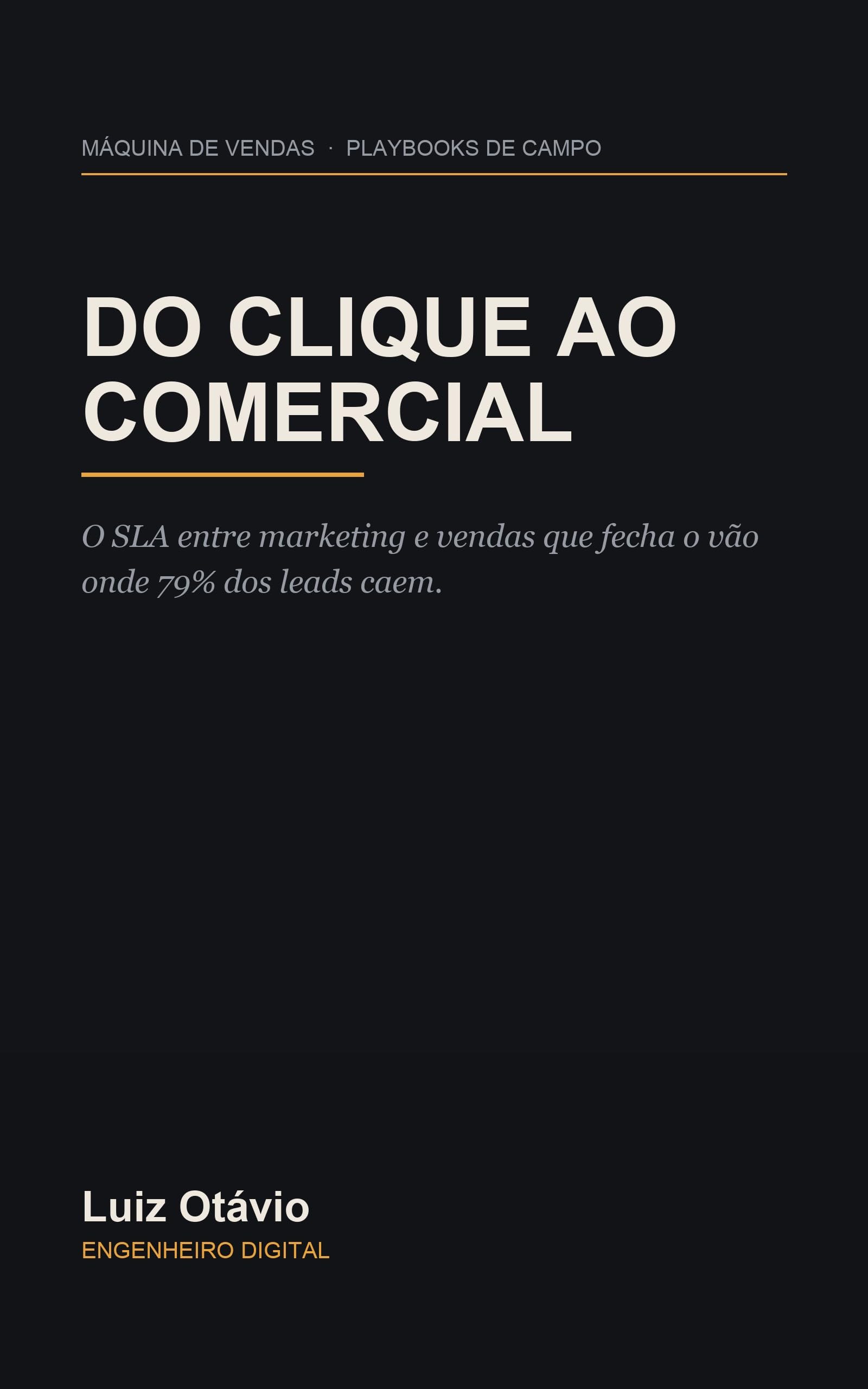 Capa do livro Do Clique ao Comercial