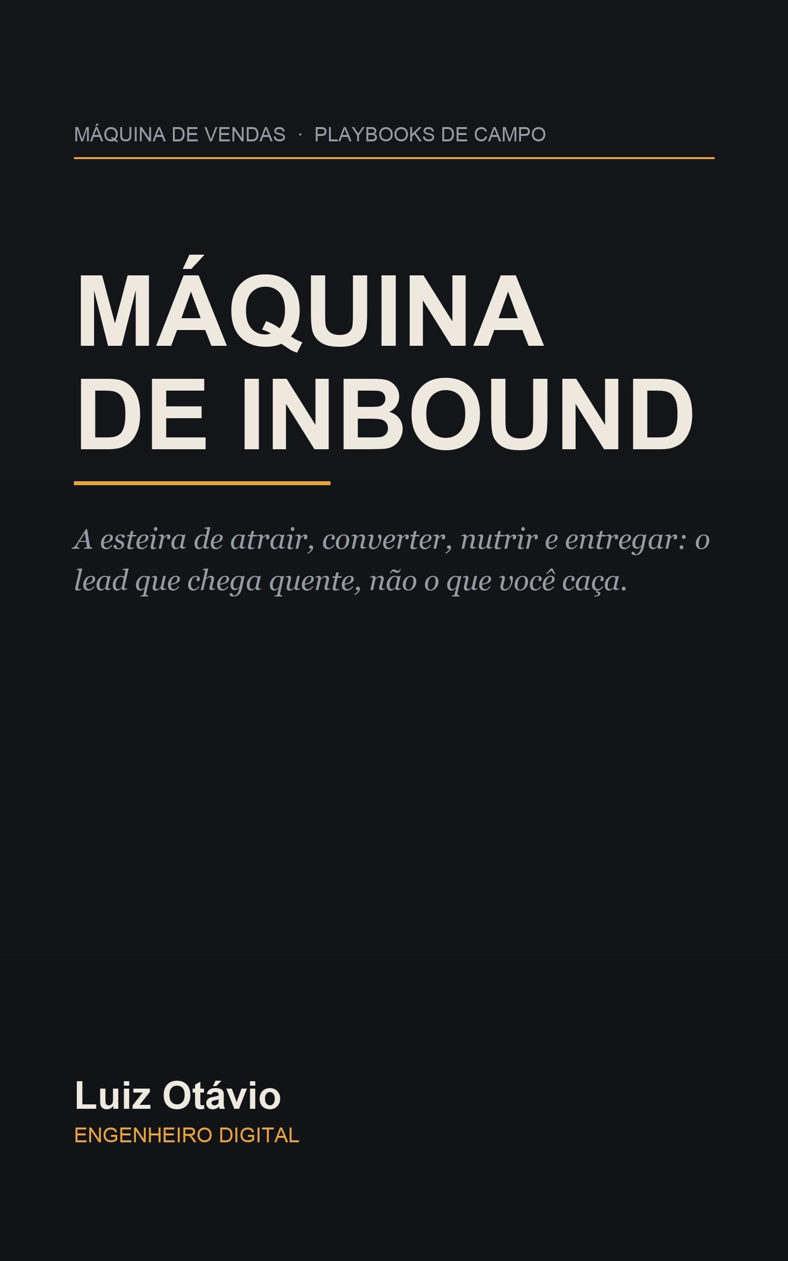Capa do livro Maquina de Inbound