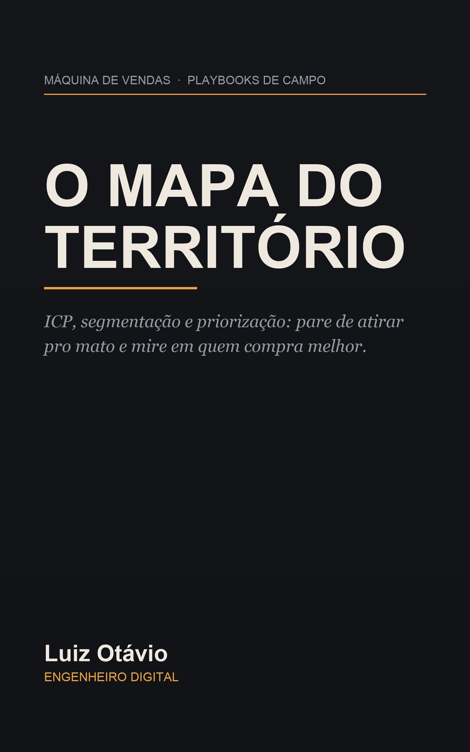 Capa do livro O Mapa do Territorio